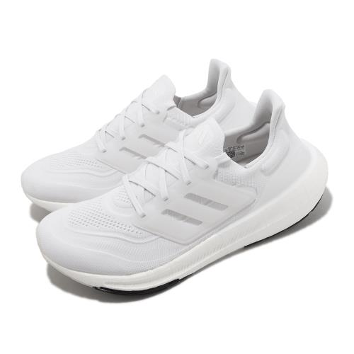 adidas 慢跑鞋 Ultraboost Light 男鞋 白 全白 緩震 路跑 馬拉松 運動鞋 愛迪達 GY9350