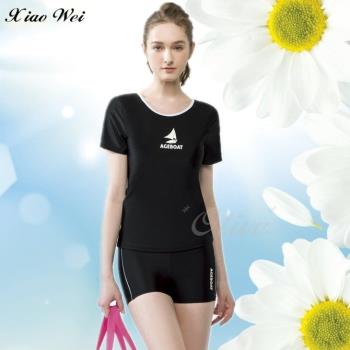 【梅林品牌 】流行大女短袖二件式泳裝 NO.M14648