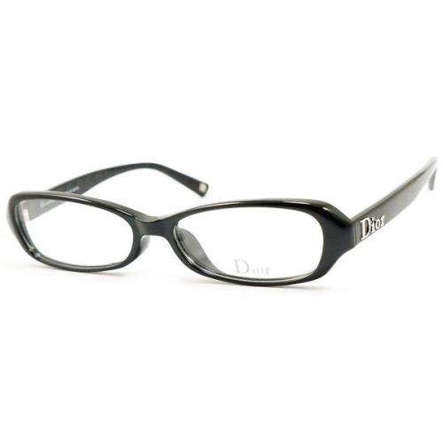 【Dior】光學鏡框眼鏡 日版 CD7058j B6V 大LOGO 長方形鏡框 膠框眼鏡 黑 52mm