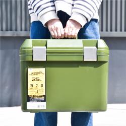 JEJ COOLER BOX戶外手提式保冷箱25L 堆疊收納箱 ETMall網