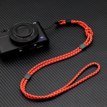 耐影 相機背帶可拆兩用掛脖細繩數碼微單頸帶編織適用于佳能富士索尼RX100微單拍立得快掛脖繩登山繩