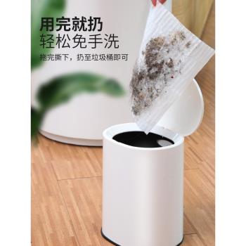 靜電除塵紙拖把一次性免洗拖布紙擦地濕巾家用地板拖地濕紙巾吸塵