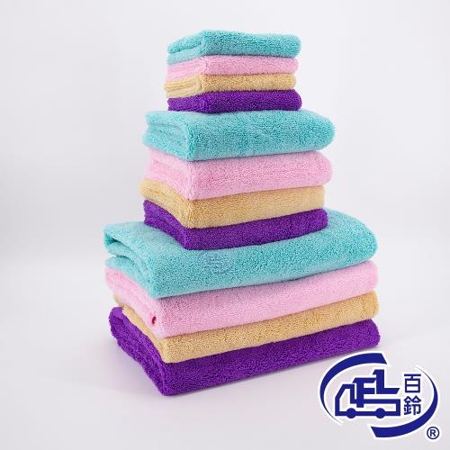 【YourShop】Aqua雪尼爾超乾爽柔膚巾(Lx4+XSx2)