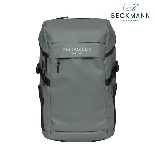 【Beckmann】Street FLX 街頭護脊擴充背包 30~35L - 地衣綠 2.0
