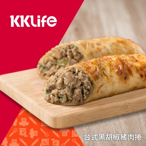   KKLife 台式黑胡椒豬肉捲 (180g/條;1條/包)