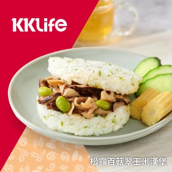 KKLife 松露百菇翠玉米漢堡(180g/顆; 3顆/袋)非純素