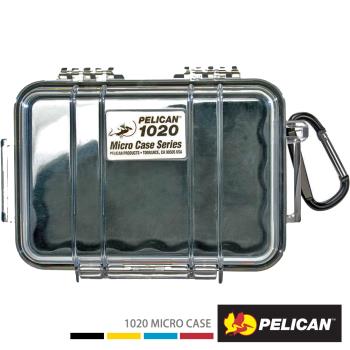 【PELICAN】1020 微型防水氣密箱 透明 黑 公司貨