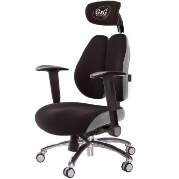 GXG 雙軸枕 DUO KING 記憶棉工學椅(鋁腳/摺疊升降扶手) TW-3608 LUA1
