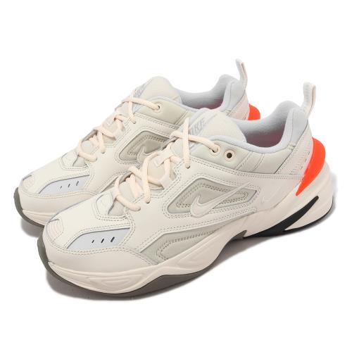 Nike 休閒鞋M2K Tekno 男鞋米白橘老爹鞋復古厚底Phantom AV4789-001