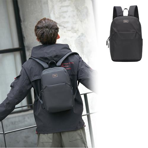 SPRING-日系輕便尼龍小款後背包簡約休閒旅行小背包中性小背包(日系中性簡約輕便尼龍小後背包)