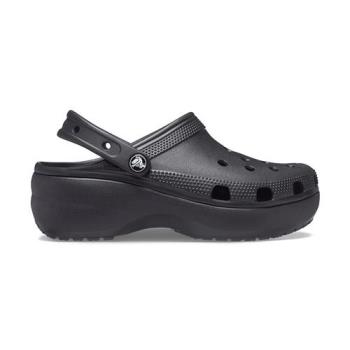 Crocs CLASSIC PLATFORM CLOG W 女鞋 黑色 厚底 洞洞鞋 涼拖鞋 206750-001