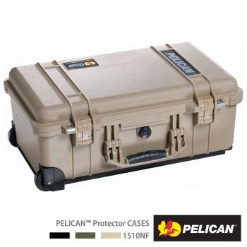 【PELICAN】1510 輪座拉桿氣密箱 空箱 沙漠黃 公司貨