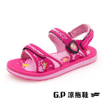 G.P(童)夢幻公主風兩用童涼鞋 童鞋-桃紅色