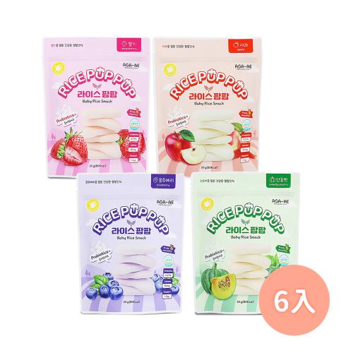 韓國AGA-AE 益生菌寶寶米餅(6入組)