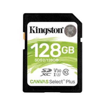 【現貨免運】Kingston Canvas Select Plus 金士頓 SDXC 128GB UHS-I U1 相機專用 記憶卡