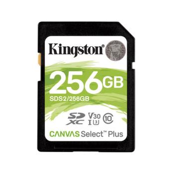 【現貨免運】Kingston Canvas Select Plus 金士頓 SDXC 256GB UHS-I U1 相機專用 記憶卡