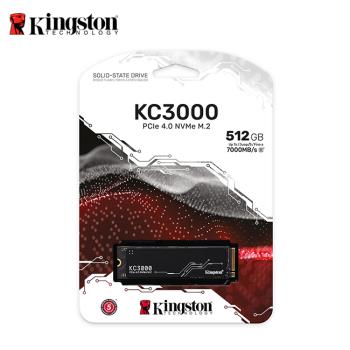 【現貨免運】金士頓 KC3000 512GB PCIe 4.0 NVMe M.2 SSD 固態硬碟 讀取速度7000MB/s