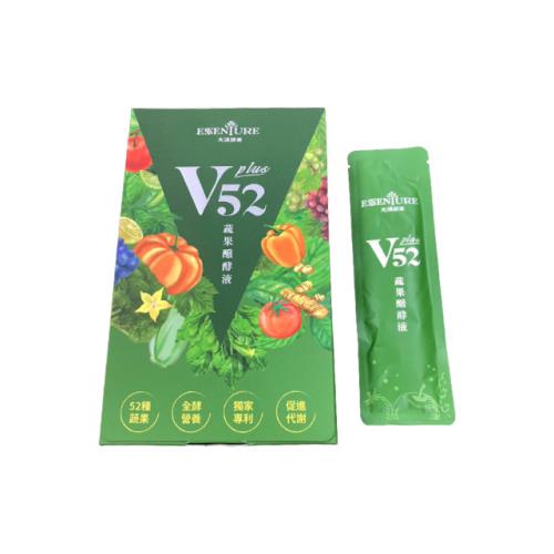 【大漢酵素】V52蔬果維他植物醱酵液PLUS(10入/盒)適工作忙碌外食族補充