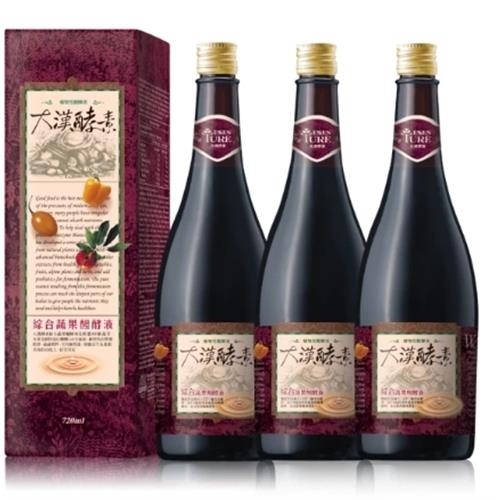 (限量促銷)【大漢酵素】綜合88蔬果醱酵液(720mlx3瓶)