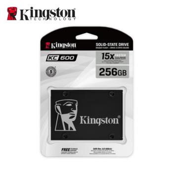 【現貨免運】 Kingston 金士頓 256GB KC600 2.5 吋 SSD 固態硬碟 讀取速度 550MB/s
