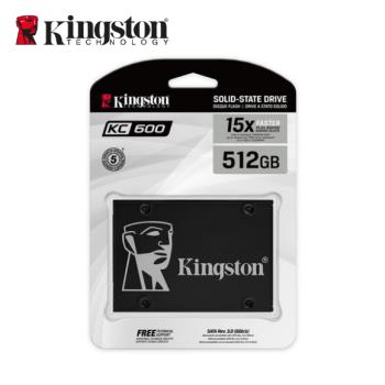 【現貨免運】 Kingston 金士頓 512GB KC600 2.5 吋 SSD 固態硬碟 讀取速度 550MB/s