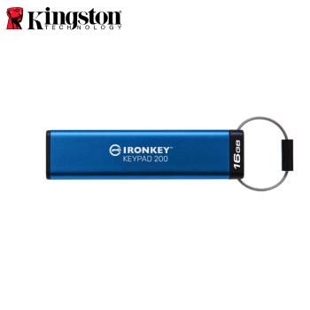 【現貨免運】 Kingston 金士頓 IronKey Keypad 200 數字鍵盤 密碼加密隨身碟 公司貨 USB3.2 16G