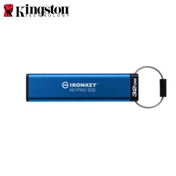 【現貨免運】 Kingston 金士頓 IronKey Keypad 200 數字鍵盤 密碼加密隨身碟 公司貨 USB3.2 32G