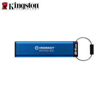 【現貨免運】 Kingston 金士頓 IronKey Keypad 200 數字鍵盤 密碼加密隨身碟 公司貨 USB3.2 64G