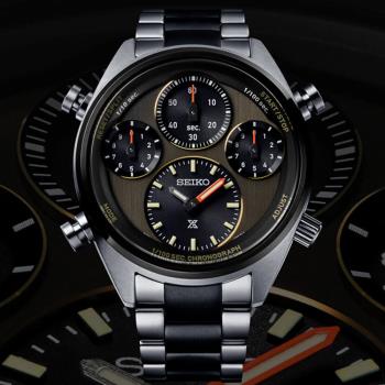 SEIKO精工 PROSPEX SPEEDTIMER 限量 太陽能 三眼計時腕錶 8A50-00C0N/SFJ005P1