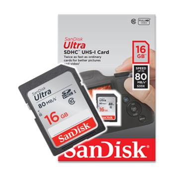 【現貨免運】 SanDisk Ultra 16GB SDHC C10 UHS-I 相機 記憶卡 SD卡 10年保固
