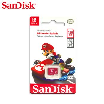 【現貨免運】SanDisk 任天堂 Switch 專用 128GB 記憶卡 microSDXC 瑪利歐 終身保固