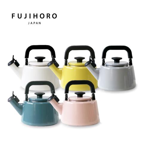 【FUJIHORO 富士琺瑯】COTTON 簡約系列2.1L笛音琺瑯燒水壺