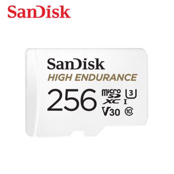 【現貨免運】SanDisk 256GB 高耐寫度 記憶卡 microSD 行車記錄器 監視器 適用