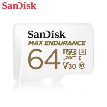 【現貨免運】SanDisk 64GB 極致耐寫度 MAX ENDURANCE microSD 監控設備適用