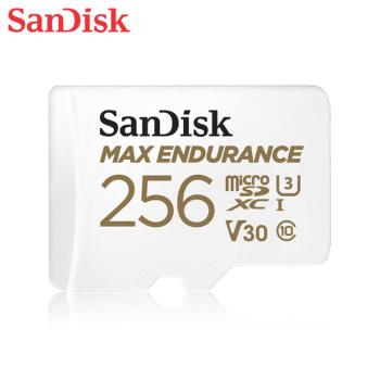 【現貨免運】SanDisk 256GB 極致耐寫度 MAX ENDURANCE microSD 監控設備適用