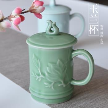 陶瓷足浴店招待茶杯中式客廳青瓷