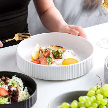 盤子菜盤家用高級感創意個性2023新款網紅ins風陶瓷北歐輕奢餐具
