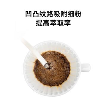MOLA日本進口 咖啡濾紙 三洋v60手沖滴漏式濾杯麻纖維過紙架100張