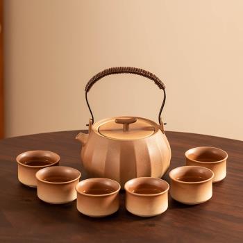 陶瓷溫茶爐茶壺蠟燭煮茶爐加熱底座花茶小溫茶器大號保溫爐提梁壺
