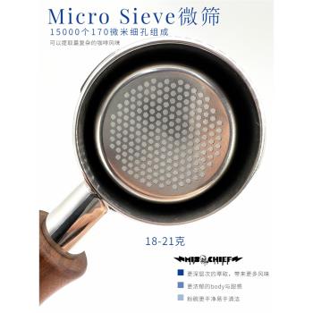 MisChief惡作劇Micro Sieve微篩半自動咖啡機粉碗18-21克蜂窩甜度