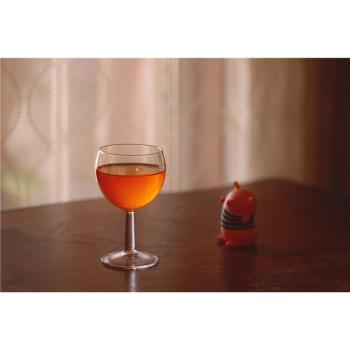 復古法式小酒館杯星球杯巴黎小酒館玻璃杯高腳杯紅酒杯精致水杯