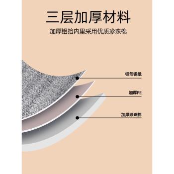 一次性帶膠保溫袋鋁箔外賣專用打包冷藏披薩奶茶加厚隔熱保冷商用