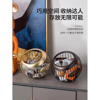 咖啡膠囊收納架大容量奶球糖收納盒咖啡店吧臺鐵藝展示支架置物架