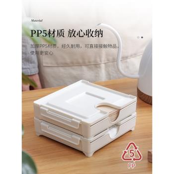 日本進口咖啡濾紙收納盒v60手沖咖啡扇形濾紙盒冰箱磁吸防塵盒子