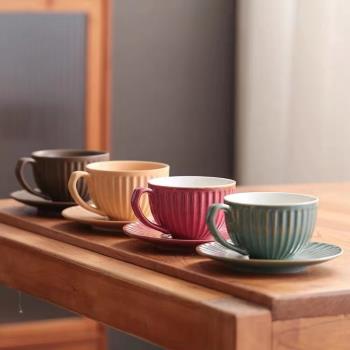 復古窯變咖啡杯套裝手工拉花日式杯歐式小奢華高檔粗陶陶瓷手沖杯