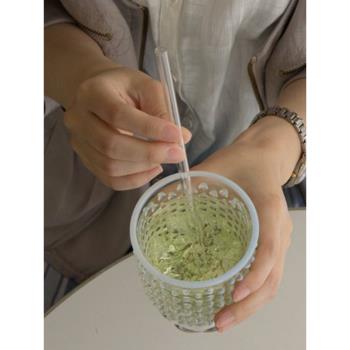 日本進口廣田硝子耐熱玻璃吸管食品級果汁彎頭飲管清潔刷清洗套裝