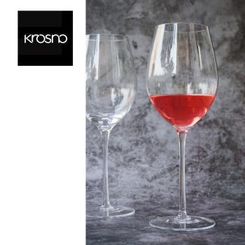 KROSNO進口純手工紅酒無鉛水晶玻璃杯勃艮第波爾多餐飲家用酒杯