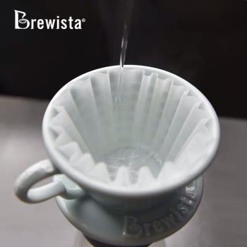 Brewista蛋糕型手沖咖啡濾紙滴濾式波浪型過濾咖啡紙bonavita