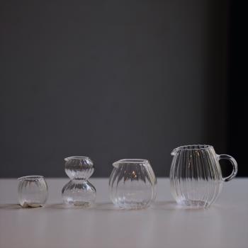 【現貨】 日本 迷你輕薄 玻璃 小奶盅 15ml 80ml 120ml