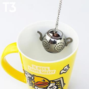 食品級304不銹鋼濾茶器創意茶漏茶濾泡茶神器 茶葉過濾可愛隔茶球